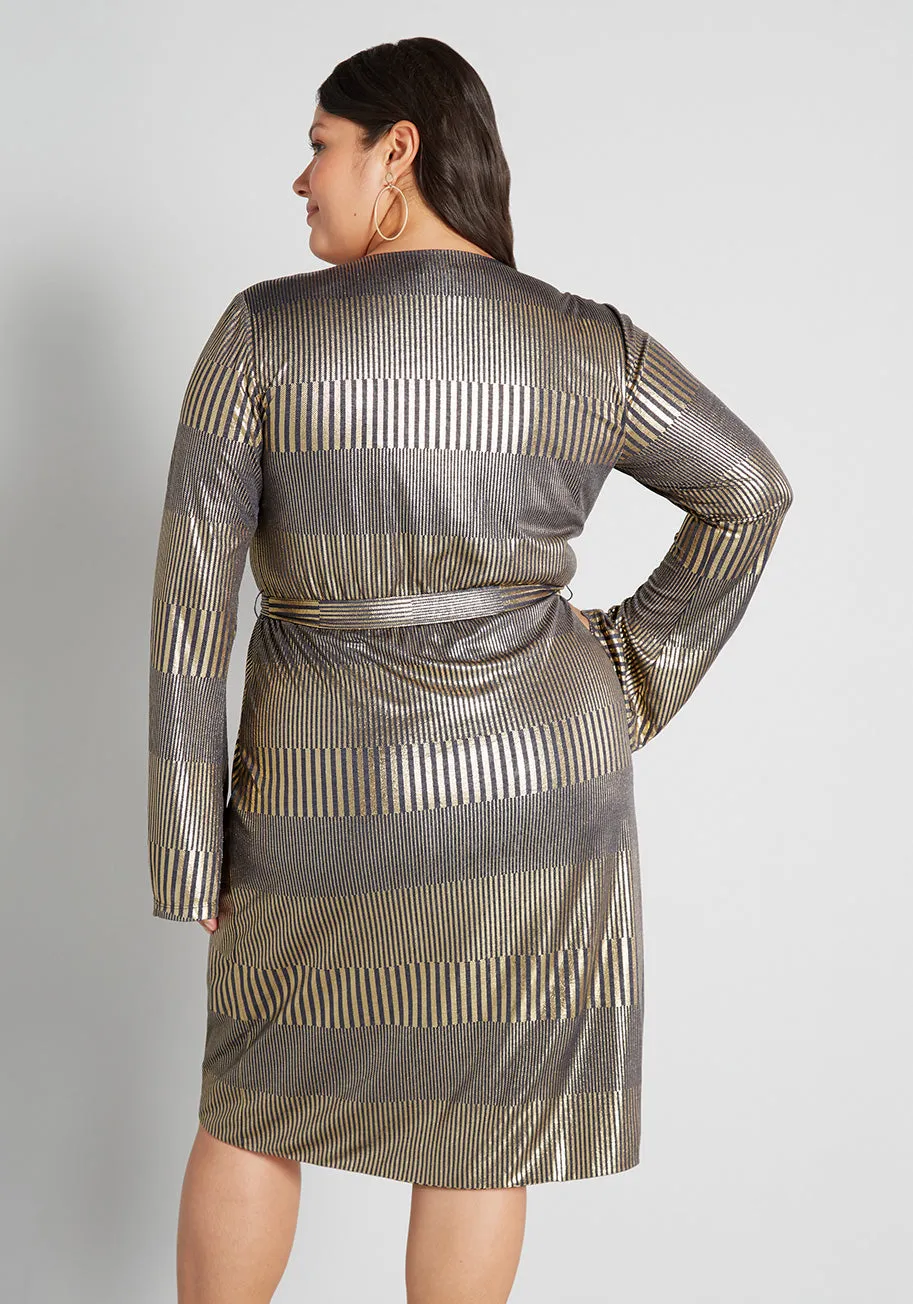 Wrapped Up in a Classic Wrap Mini Dress sold by Modcloth product image thumbnail 2