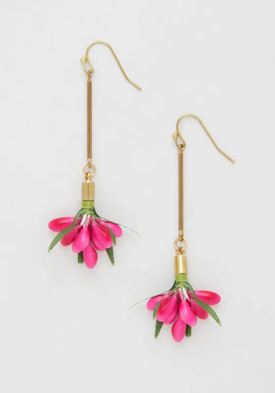 Really Frilly Lilies Drop Earrings sold by Modcloth