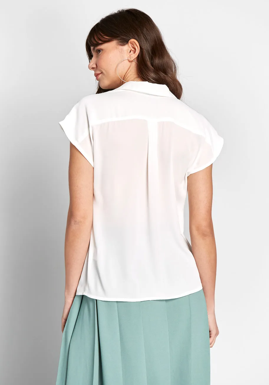 A Renewed You Short Sleeve Blouse sold by Modcloth product image thumbnail 2