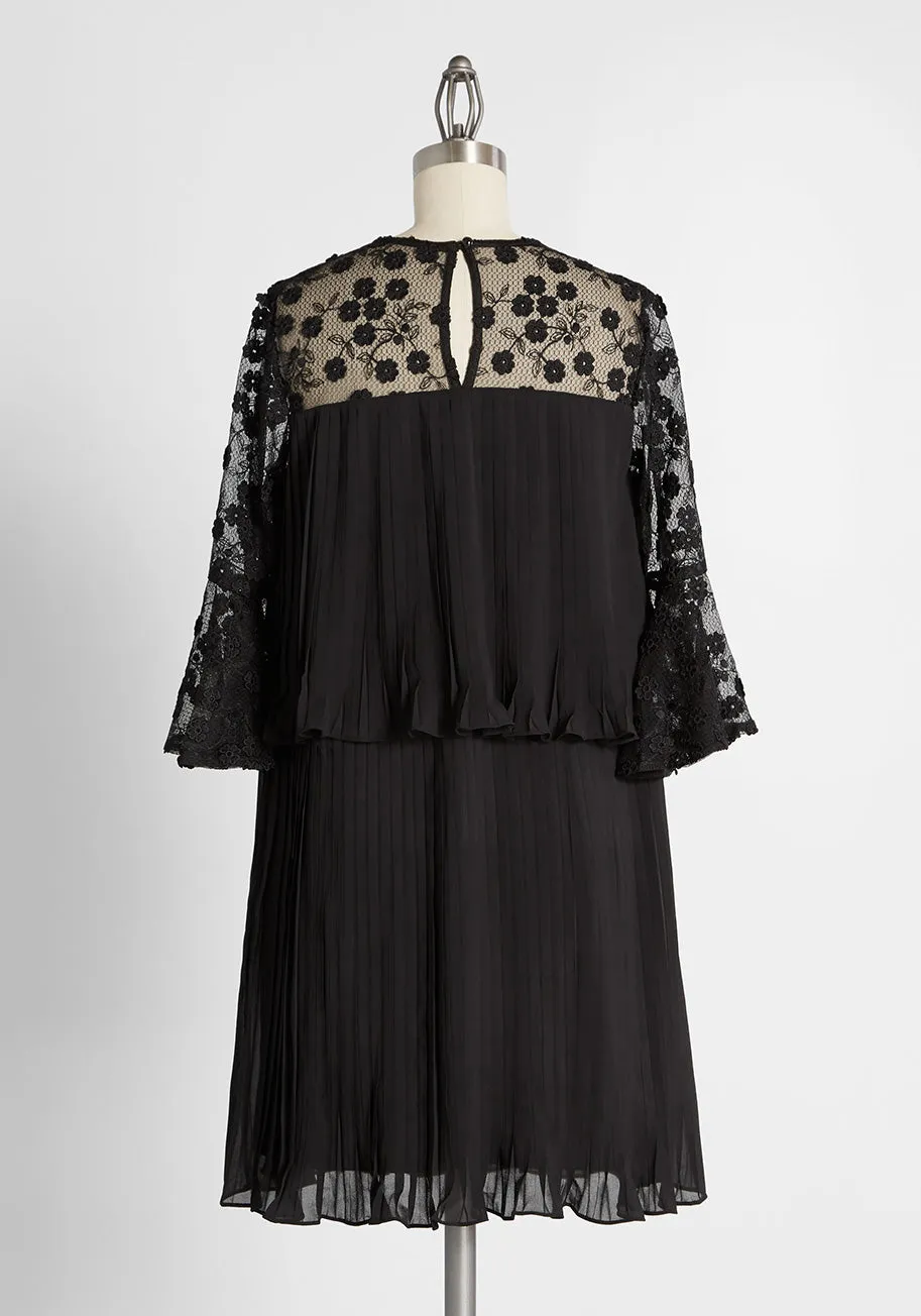 Dauntless Dahlias Tiered Mini Dress sold by Modcloth product image thumbnail 2