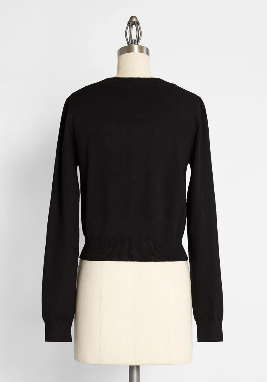 Throwing Glitter and Confetti Pullover Sweater sold by Modcloth product image thumbnail 2