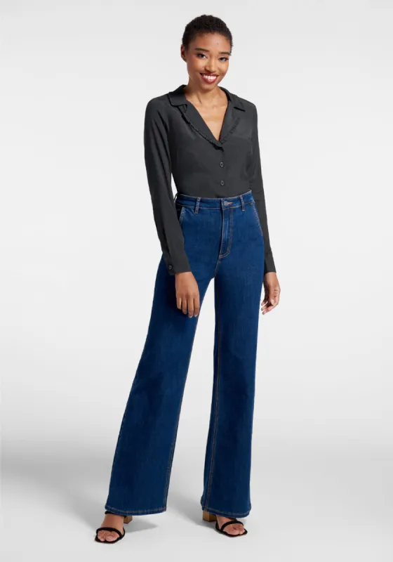 Starlet Power Button-Down Top sold by Modcloth