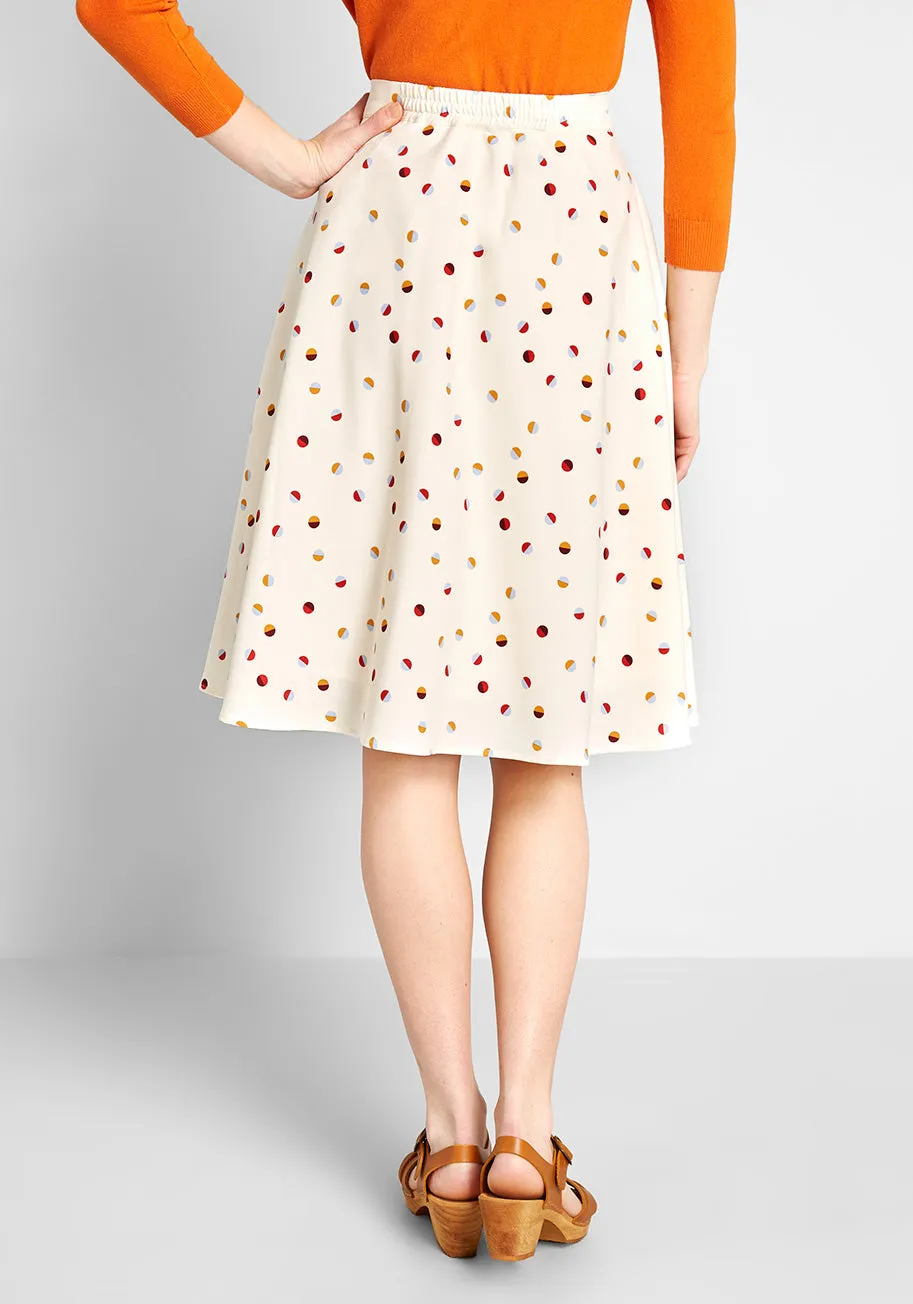 Just This Sway A-Line Skirt sold by Modcloth product image thumbnail 2