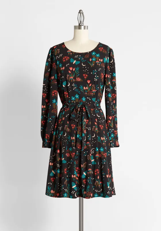 Garden After Party A-Line Dress sold by Modcloth