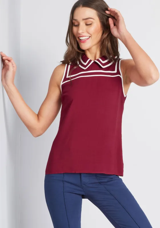 Up to Innovate Collared Top made by Modcloth
