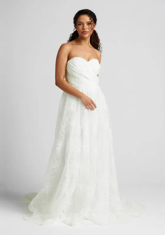 A Wonderful Union Strapless Maxi Dress sold by Modcloth