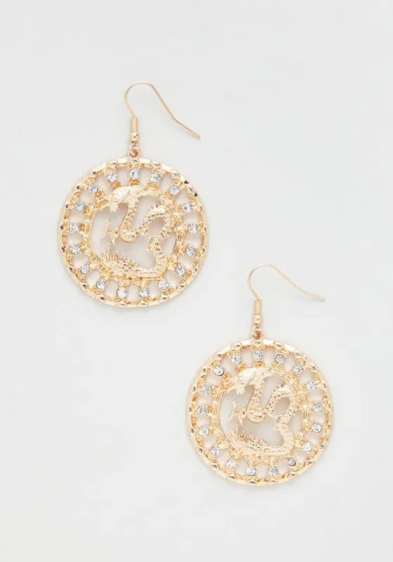 Dragon Spirit Dangle Earrings made by Modcloth