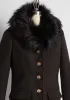 Sledding Season Faux Fur-Trim Coat sold by Modcloth