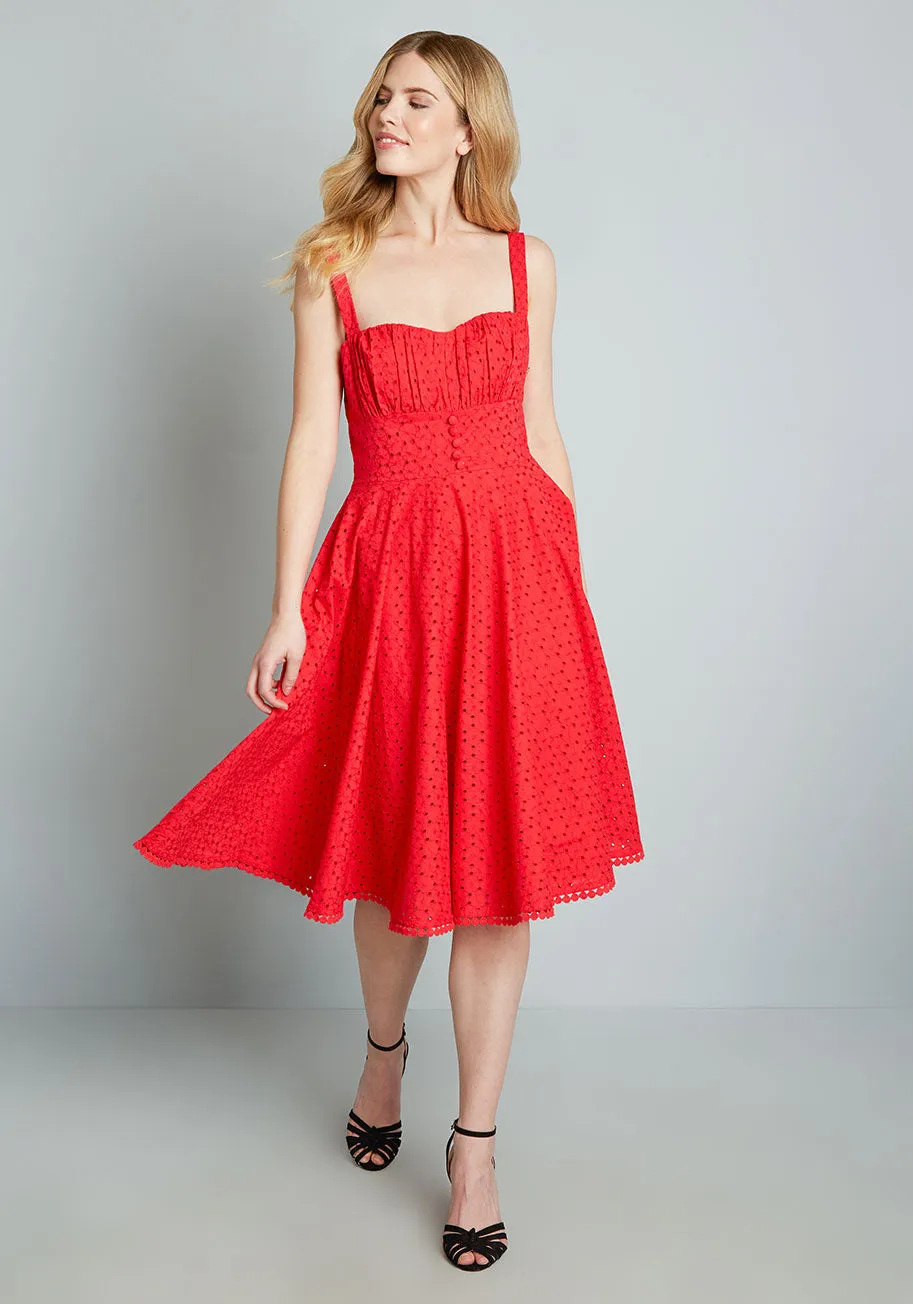 Anglaise For Days Fit And Flare Dress sold by Modcloth product image thumbnail 3