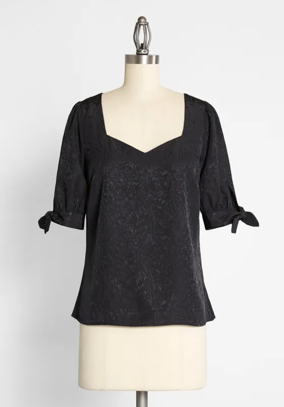 Era by ModCloth Subtly Striking Sweetheart Blouse sold by Modcloth