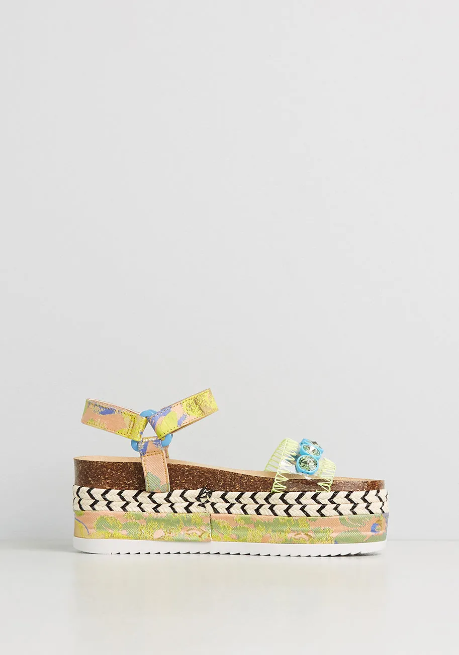 Hot on the Trail Platform Sandals sold by Modcloth product image thumbnail 3