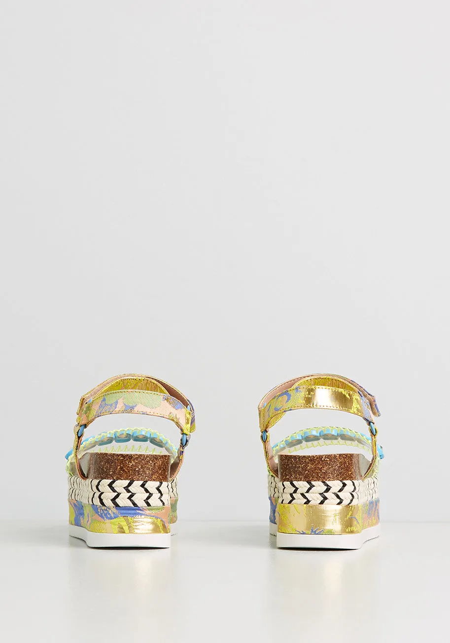 Hot on the Trail Platform Sandals sold by Modcloth product image thumbnail 4