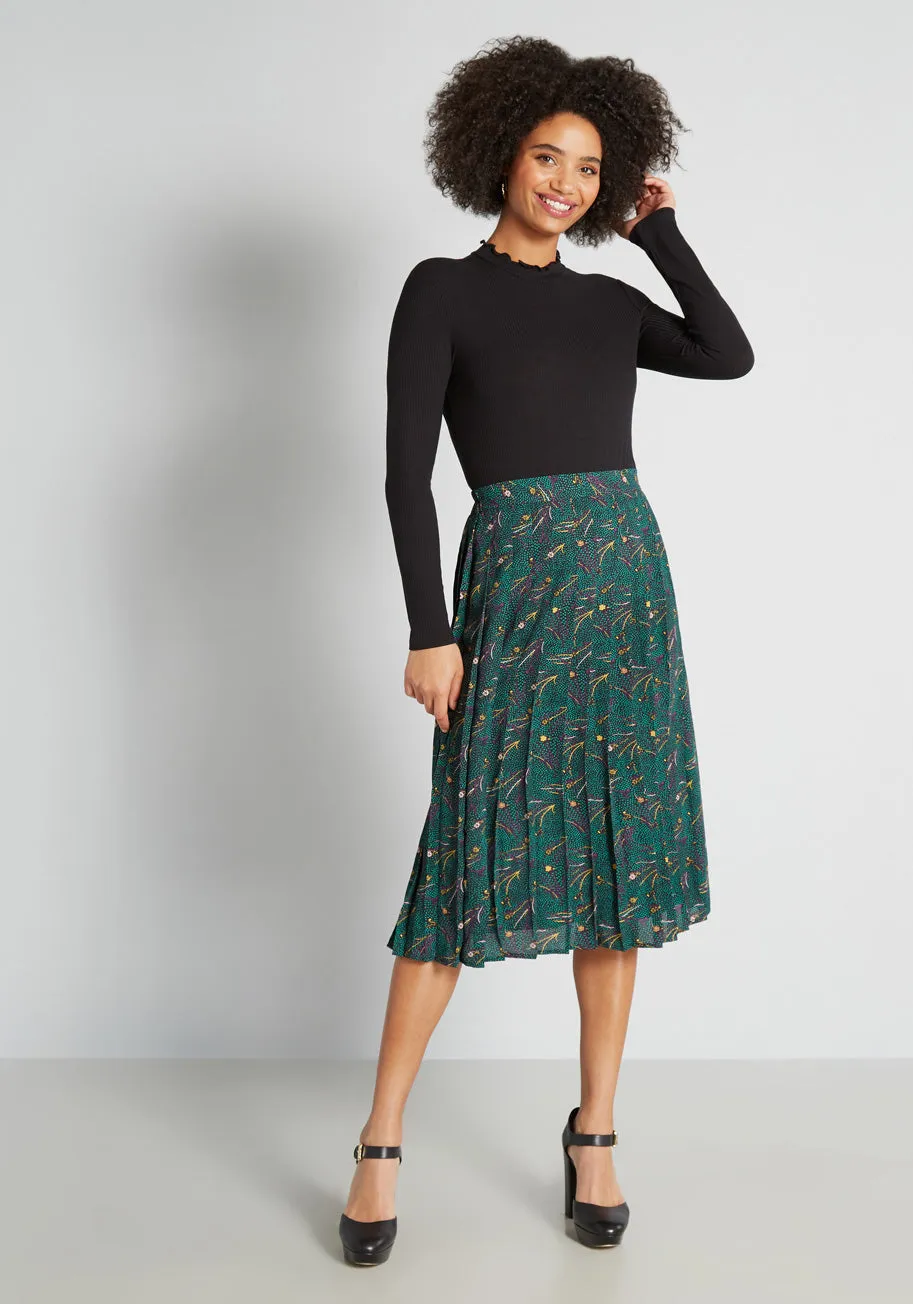 Onward to Afresh Pleated Skirt sold by Modcloth product image thumbnail 3