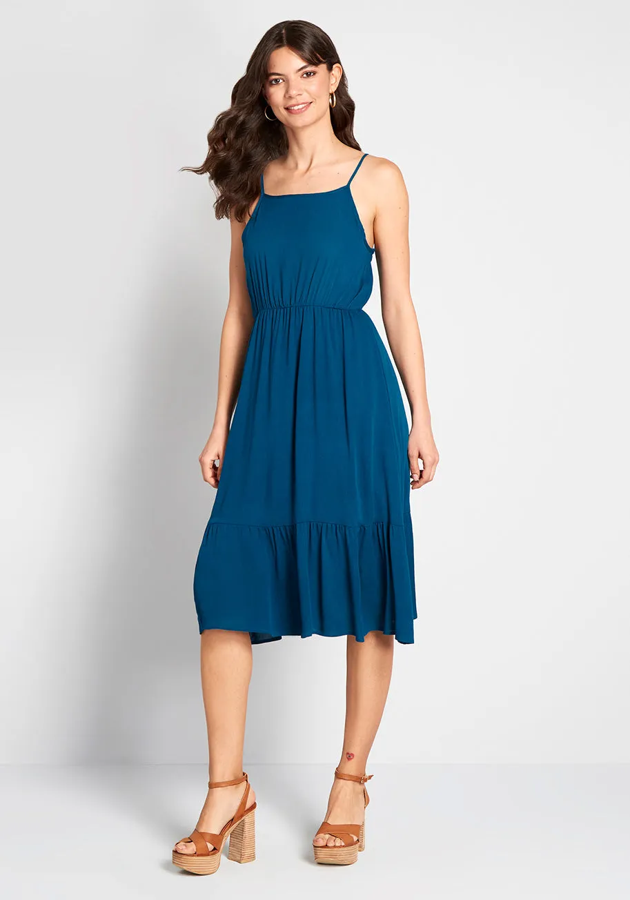 Breeze the Opportunity Midi Dress sold by Modcloth