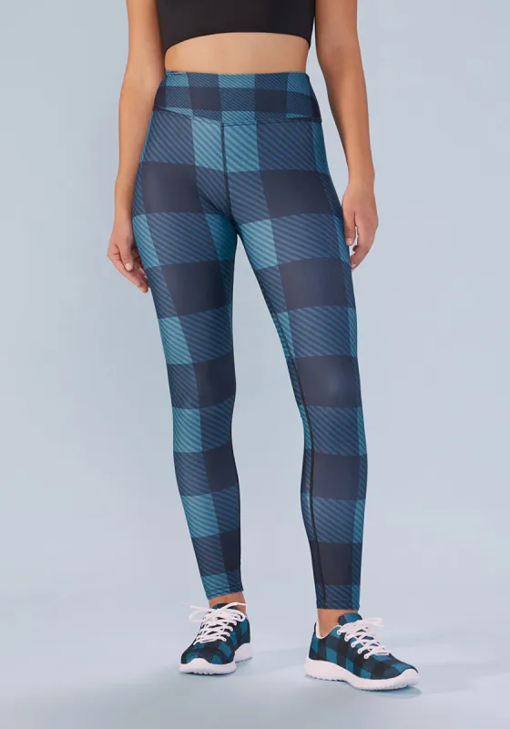 ModCloth x familiar...yet different Running Plaid Leggings sold by Modcloth