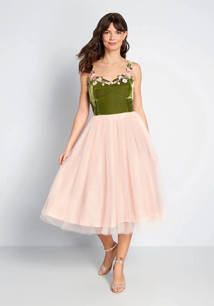 Rose Garden Party Twofer Dress sold by Modcloth product image thumbnail 3