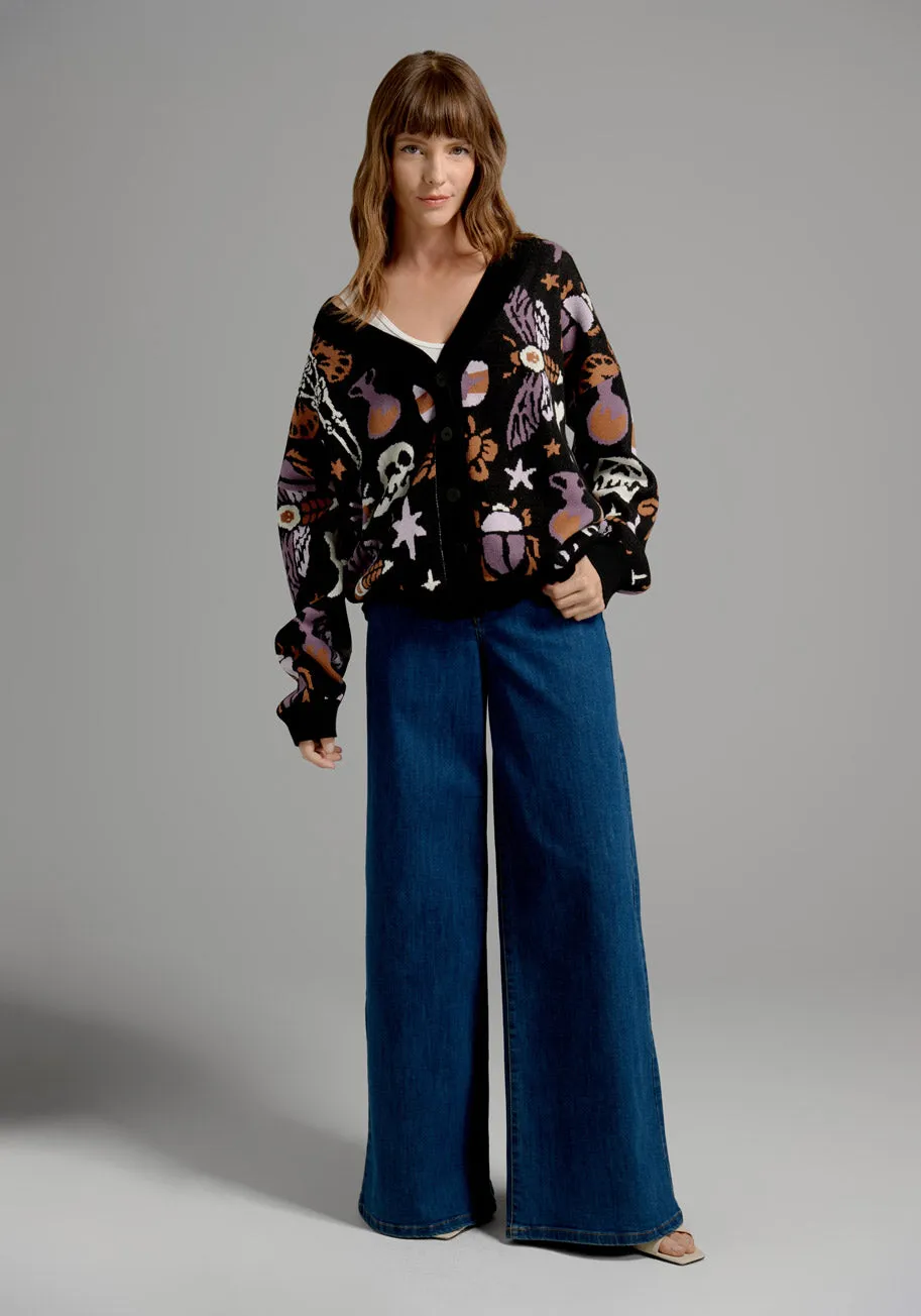 Creepy Curios Oversized Cardigan sold by Modcloth product image thumbnail 3