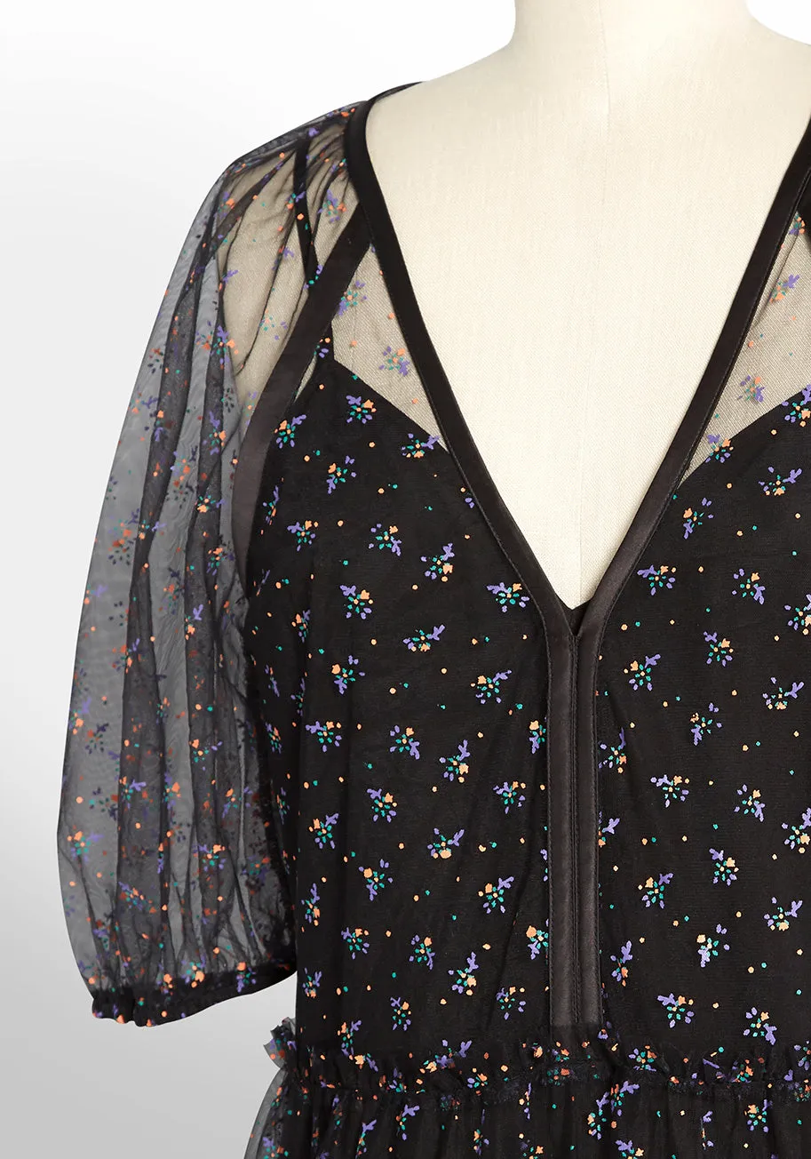 Mesh to Impress Midi Dress sold by Modcloth product image thumbnail 3