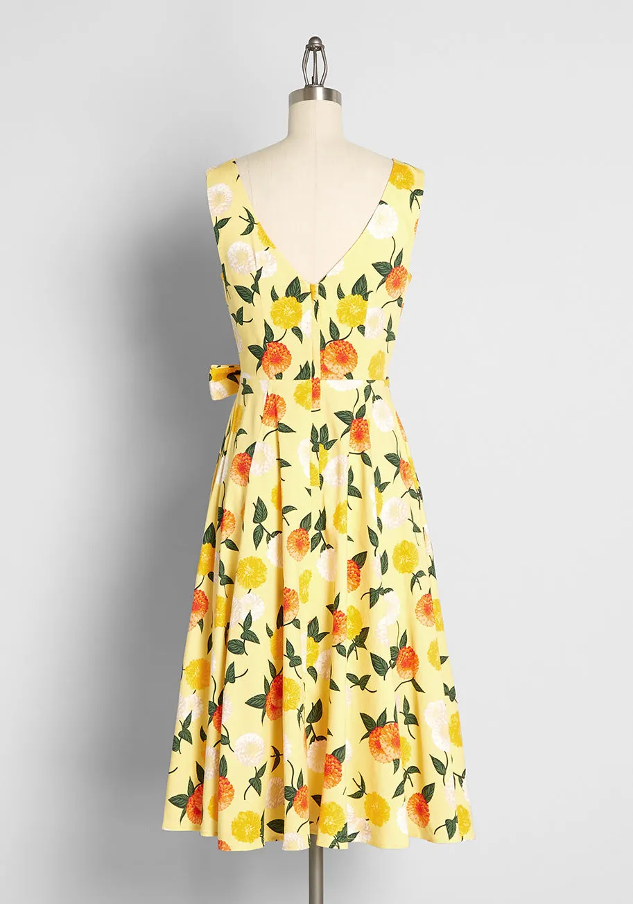 Marigold Medley Swing Dress sold by Modcloth product image thumbnail 2