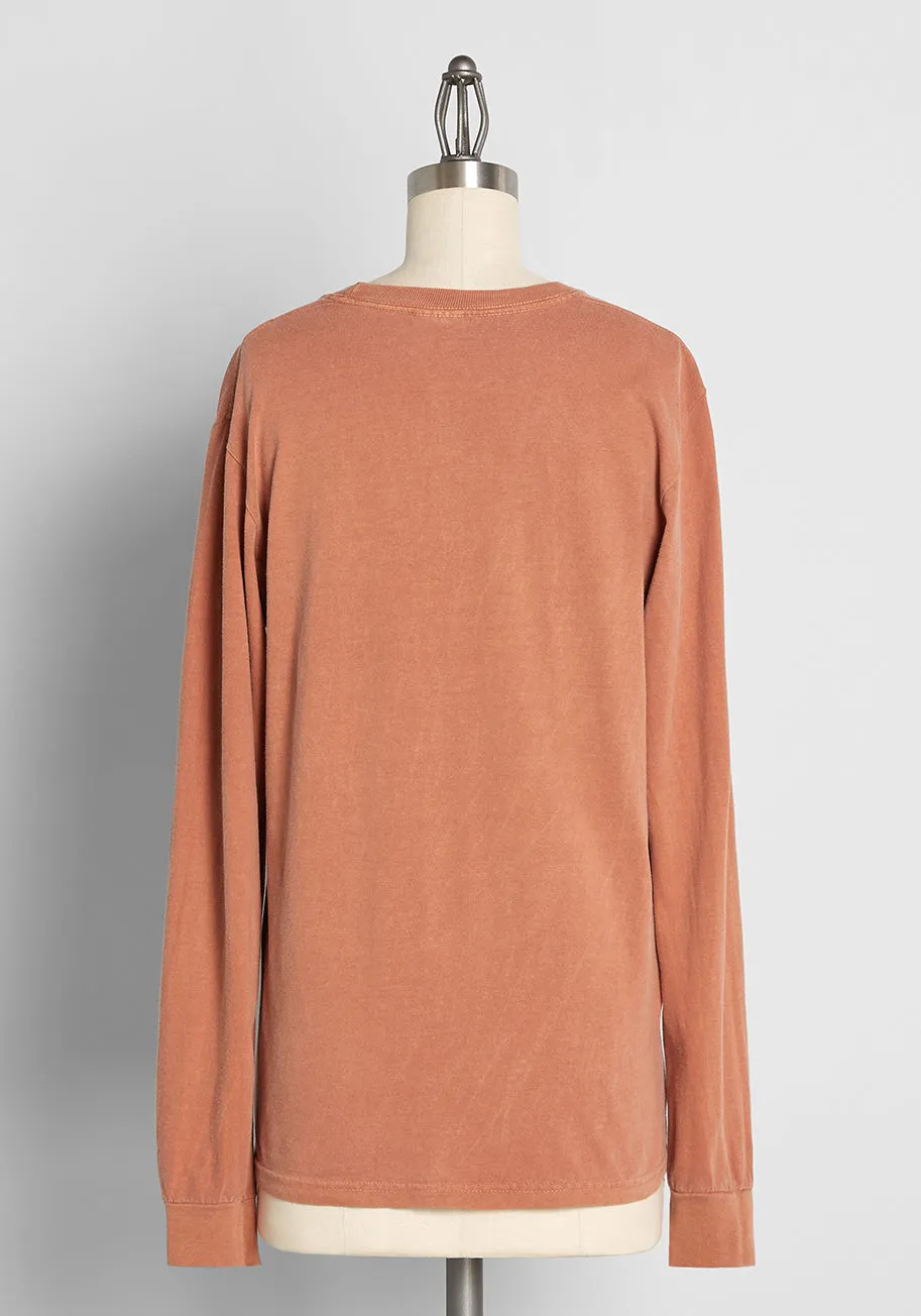 It's Time to Rise and Brine Graphic Long Sleeve Tee sold by Modcloth product image thumbnail 2
