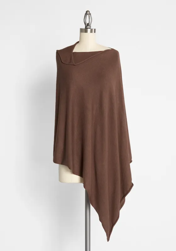 Crisp Mornings in Central Park Poncho sold by Modcloth