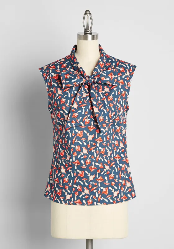 Sprouting With Style Sleeveless Blouse sold by Modcloth