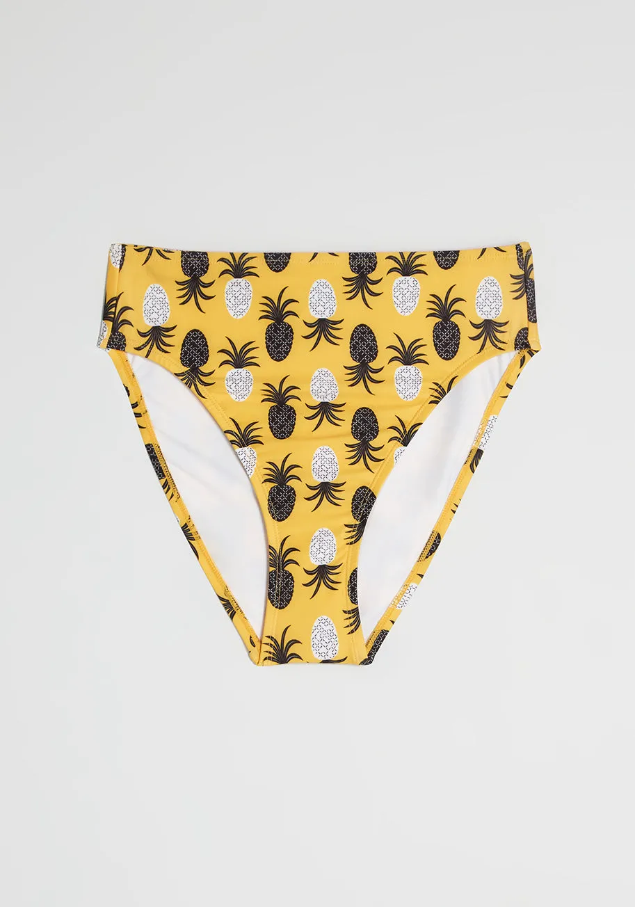 The Franky High-Waisted Bikini Bottom (Final Sale) sold by Modcloth