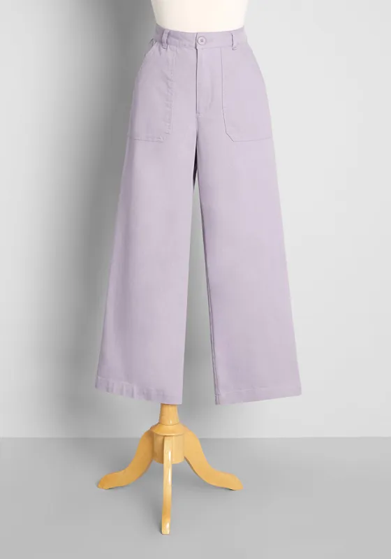 Trusting My Instincts Wide-Leg Pants sold by Modcloth