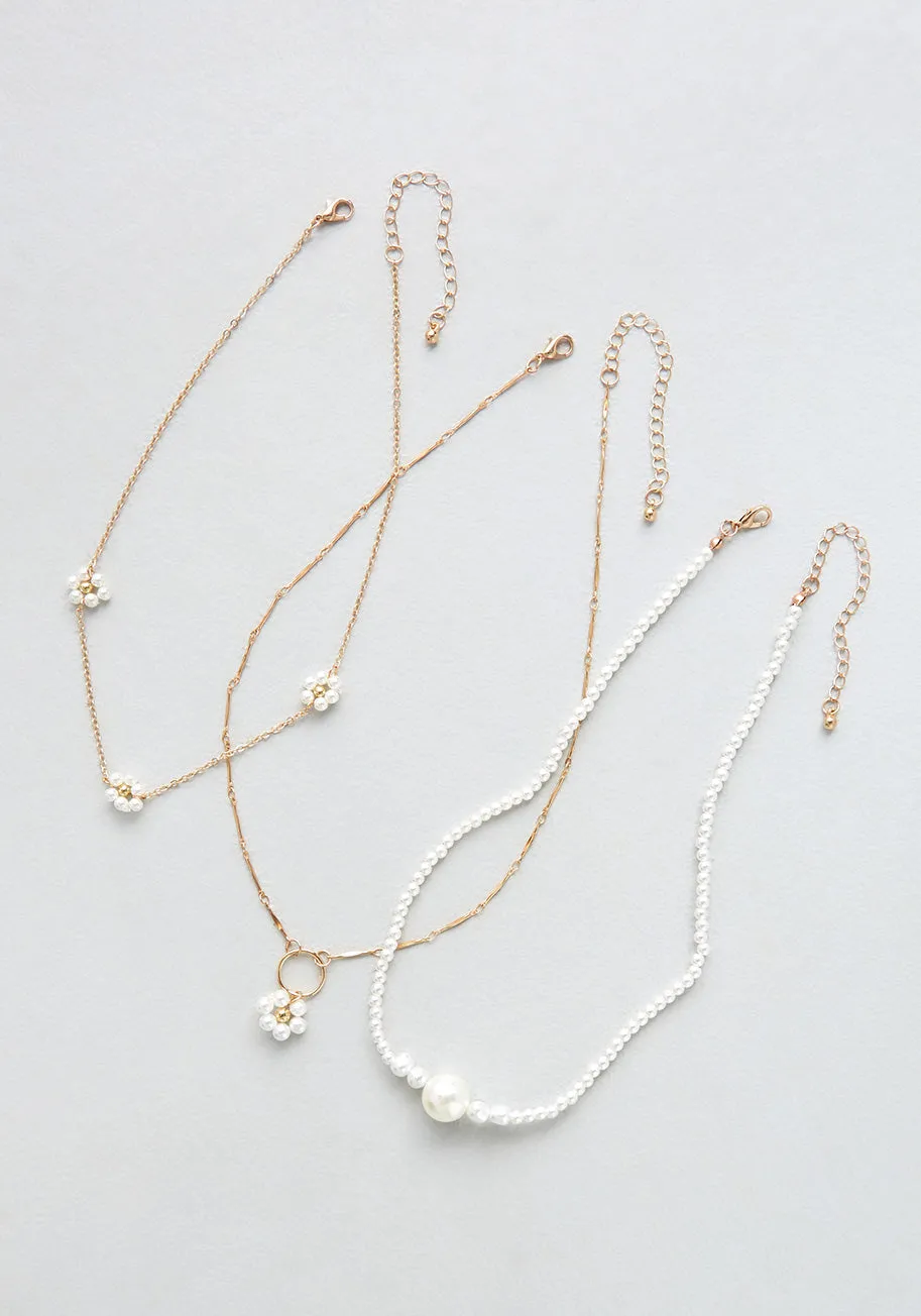 Pearly Parfait Layered Necklace sold by Modcloth
