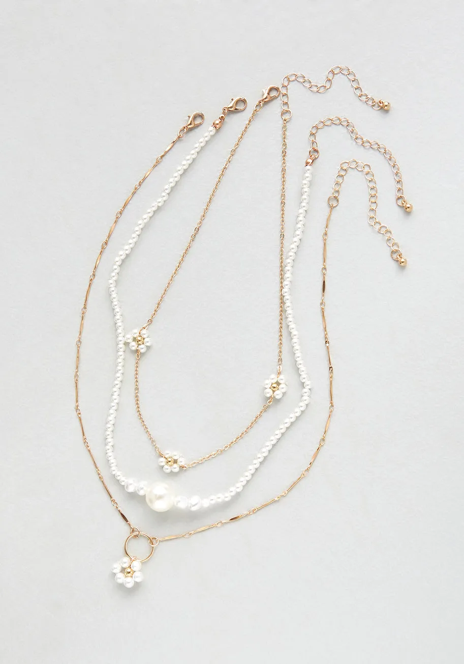 Pearly Parfait Layered Necklace sold by Modcloth product image thumbnail 3