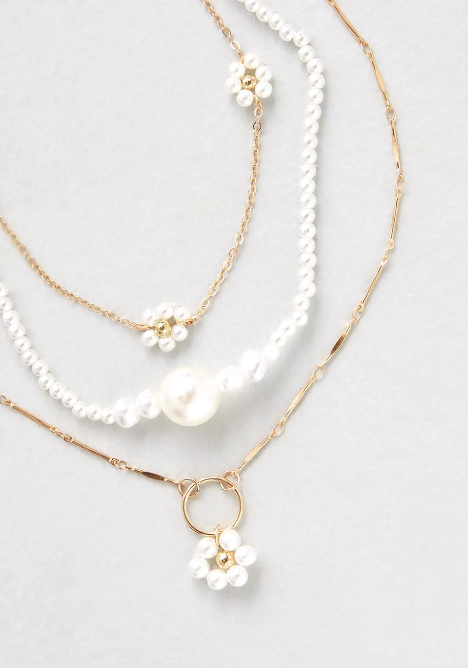Pearly Parfait Layered Necklace sold by Modcloth product image thumbnail 2