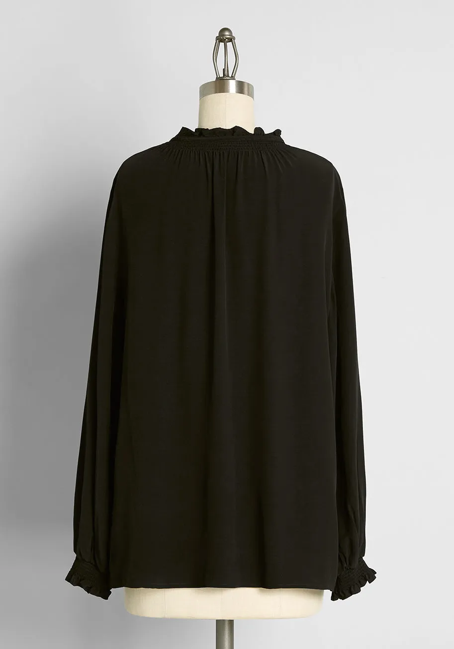 Countryside Romance Tie-Neck Blouse sold by Modcloth product image thumbnail 2