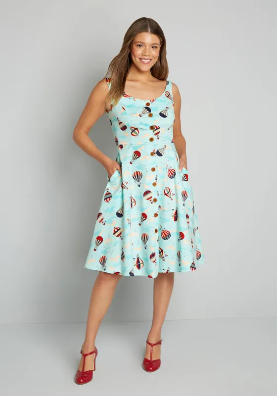 All About Uplifting Swing Dress sold by Modcloth