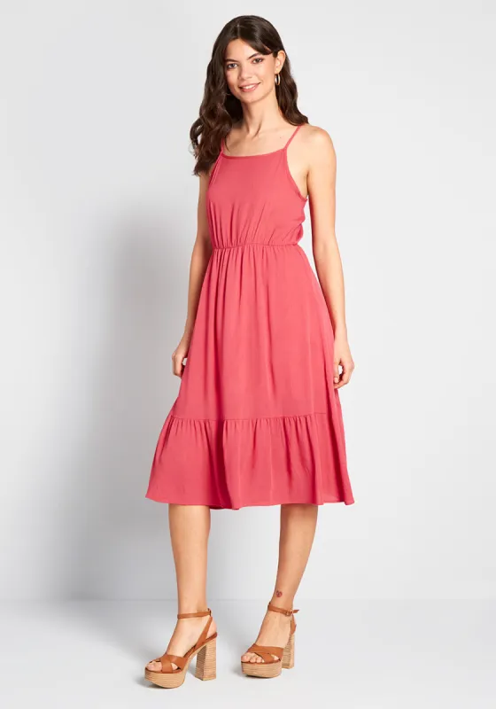 Breeze the Opportunity Midi Dress sold by Modcloth