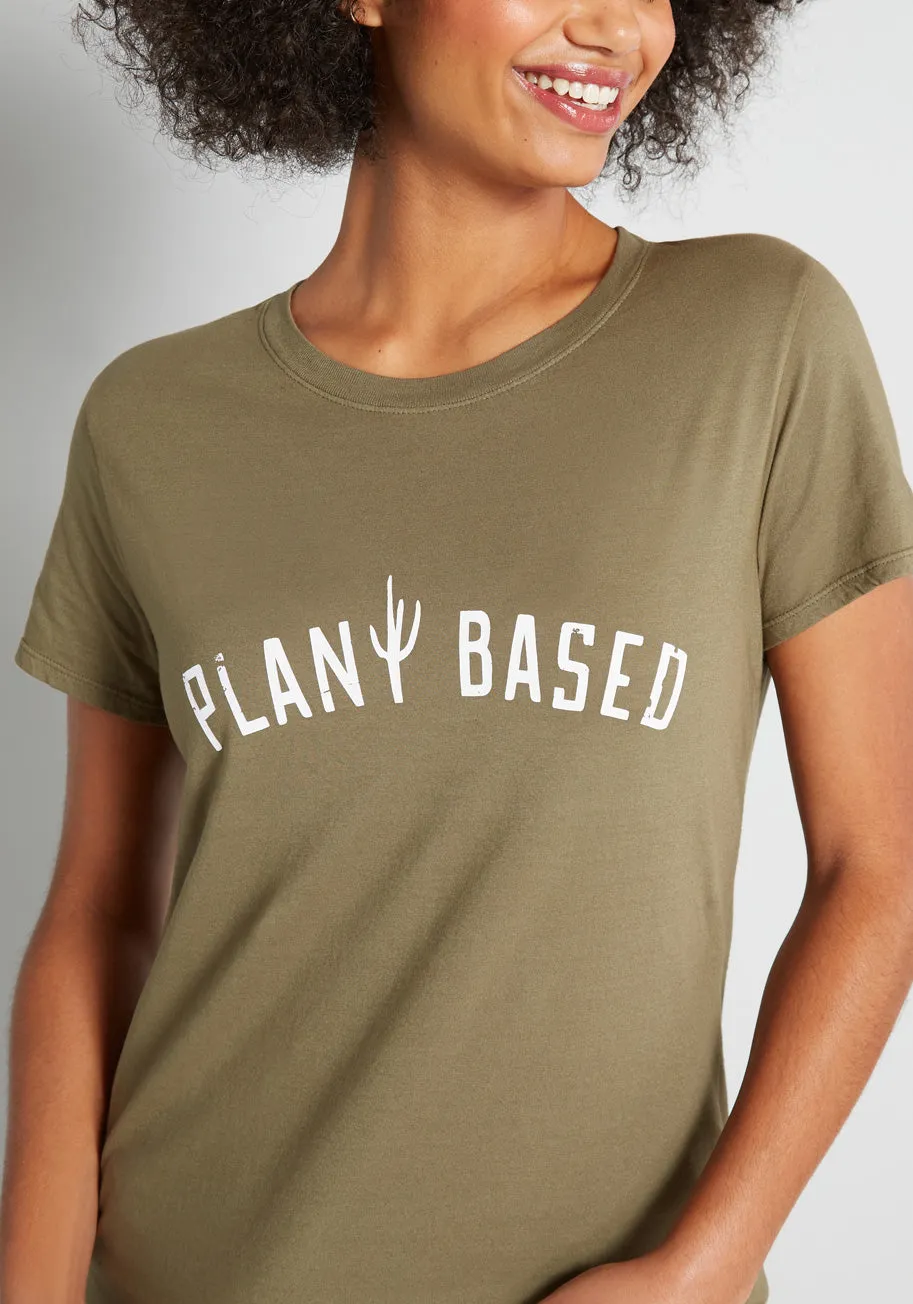 Plant Based Babe Graphic Tee sold by Modcloth product image thumbnail 4