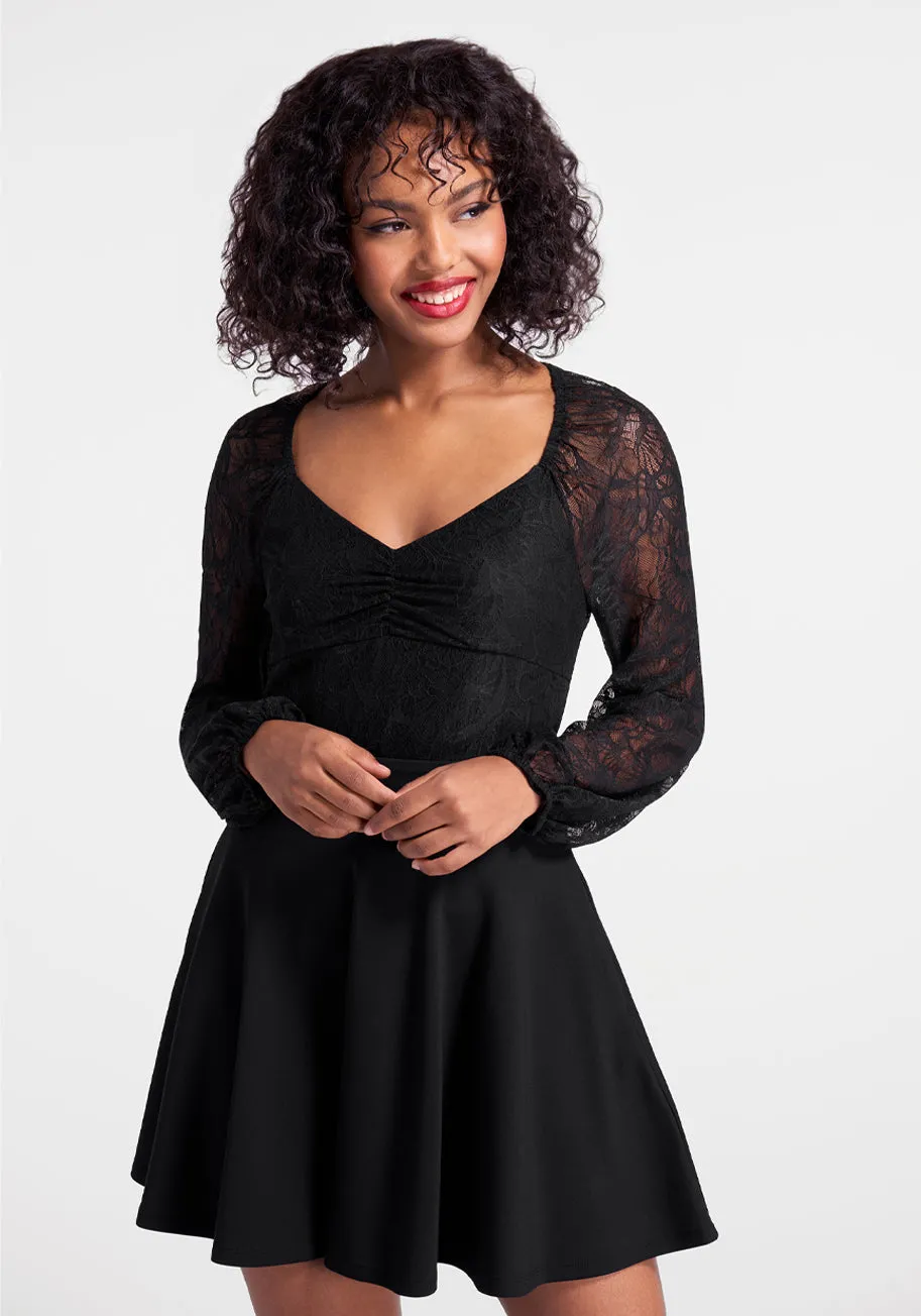 In The Groove Lace Top (Final Sale) sold by Modcloth product image thumbnail 2