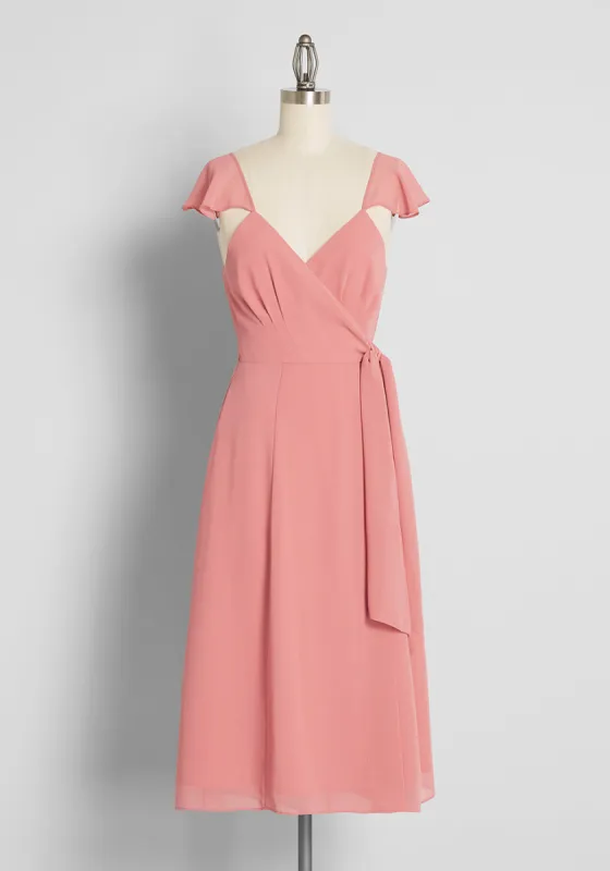Feels Like Summer Midi Wrap Dress (Final Sale) sold by Modcloth