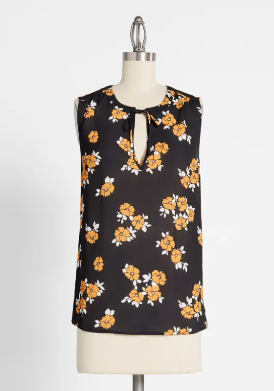 Stylish Influence Tie-Neck Blouse sold by Modcloth