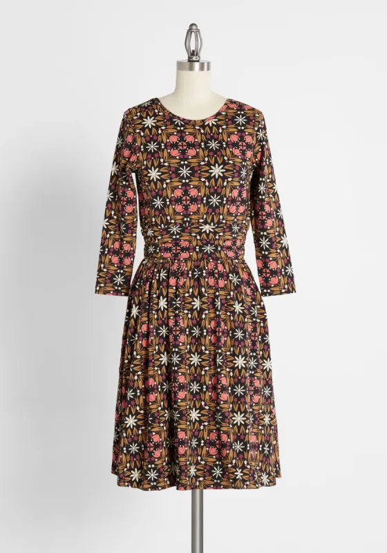 Night Blooming Beauty Dress sold by Modcloth