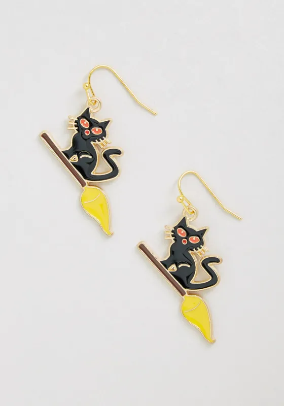Ditch The Witch Dangle Earrings sold by Modcloth