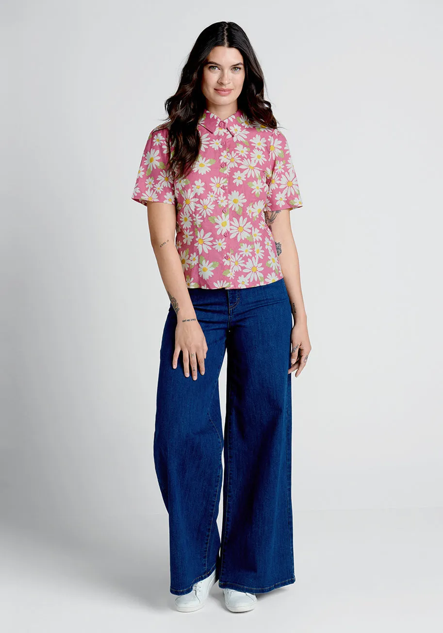 Sweet Summer Zephyr Button-Up Blouse sold by Modcloth product image thumbnail 3