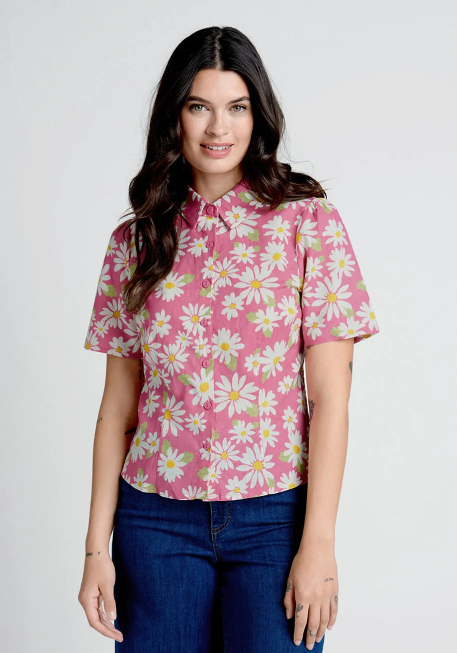 Sweet Summer Zephyr Button-Up Blouse sold by Modcloth