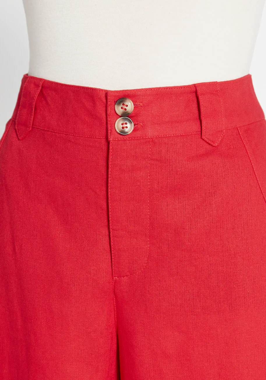 Join Joyfully Wide-Leg Pants sold by Modcloth product image thumbnail 3