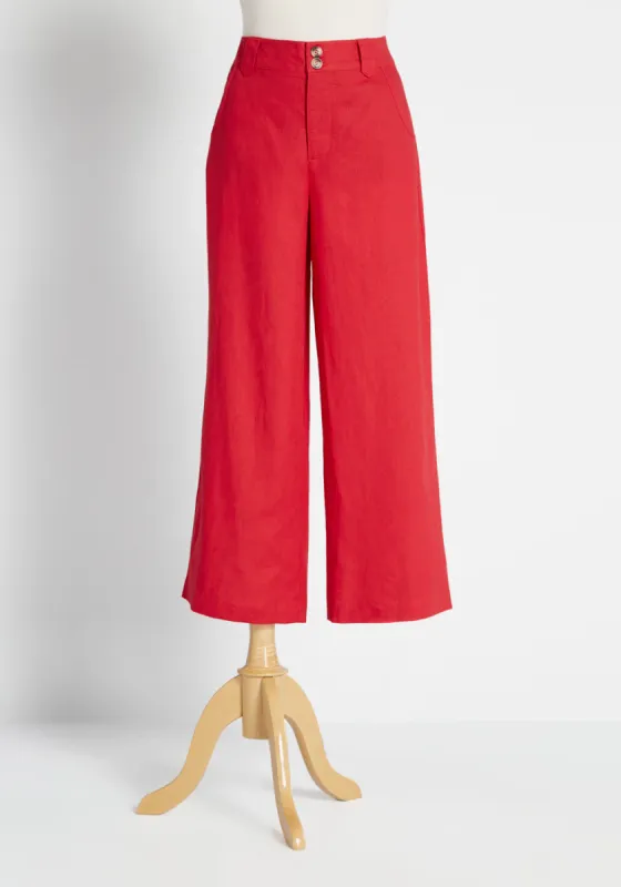Join Joyfully Wide-Leg Pants sold by Modcloth