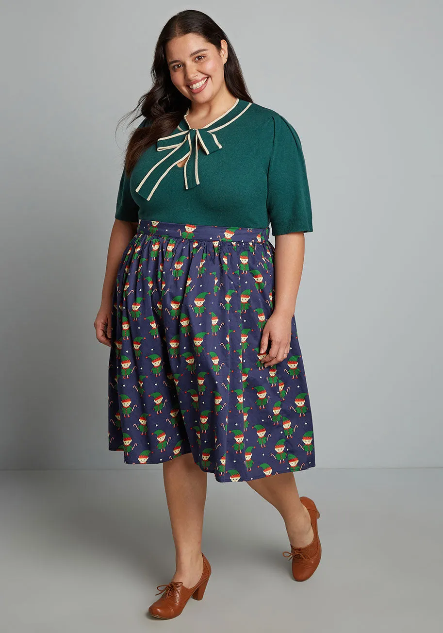 More Than Charming Cotton Skirt (Final Sale) sold by Modcloth product image thumbnail 3
