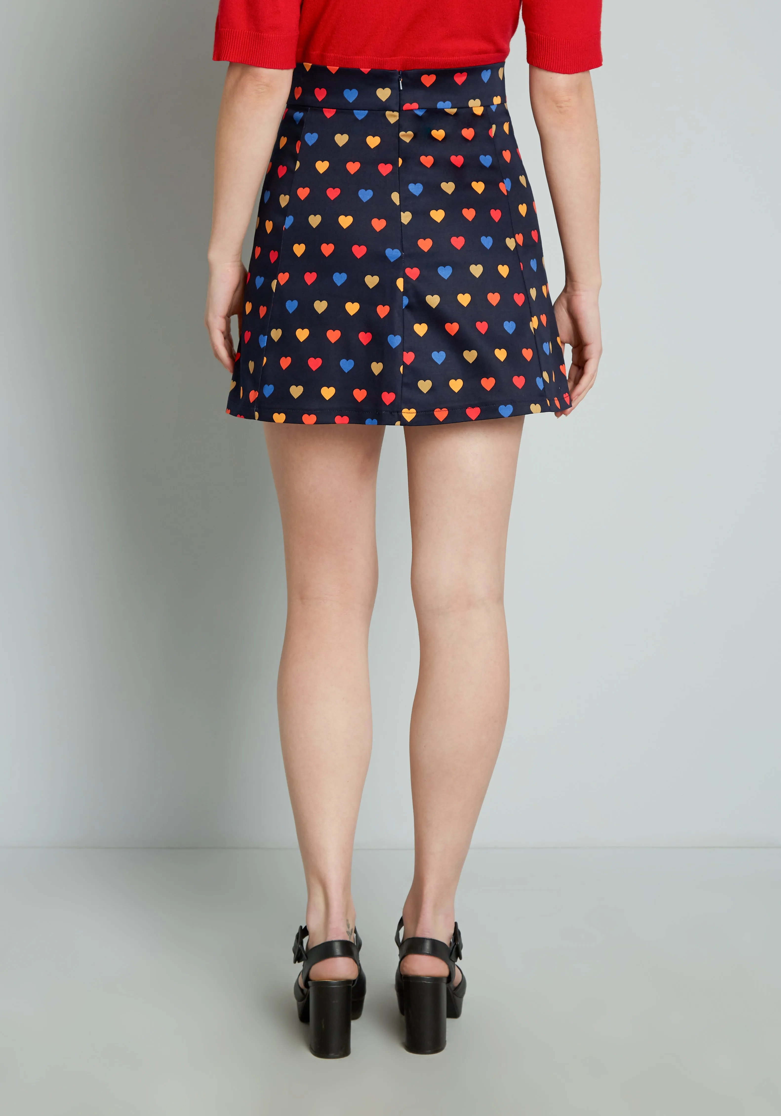 Calling All Hearts Mini Skirt sold by Modcloth product image thumbnail 2