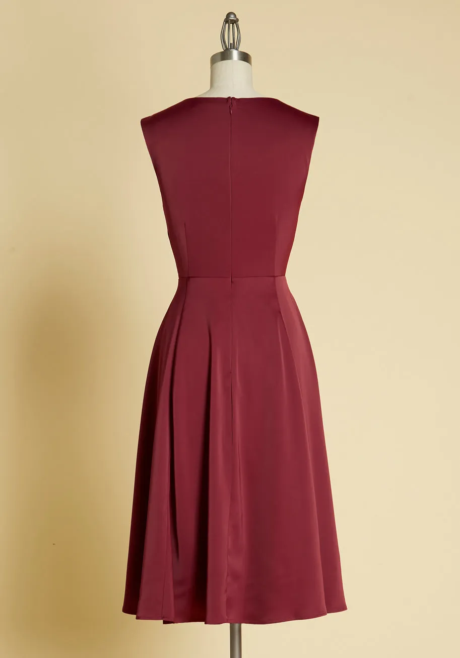Your Luxe-y Day Satin Midi Dress sold by Modcloth product image thumbnail 2