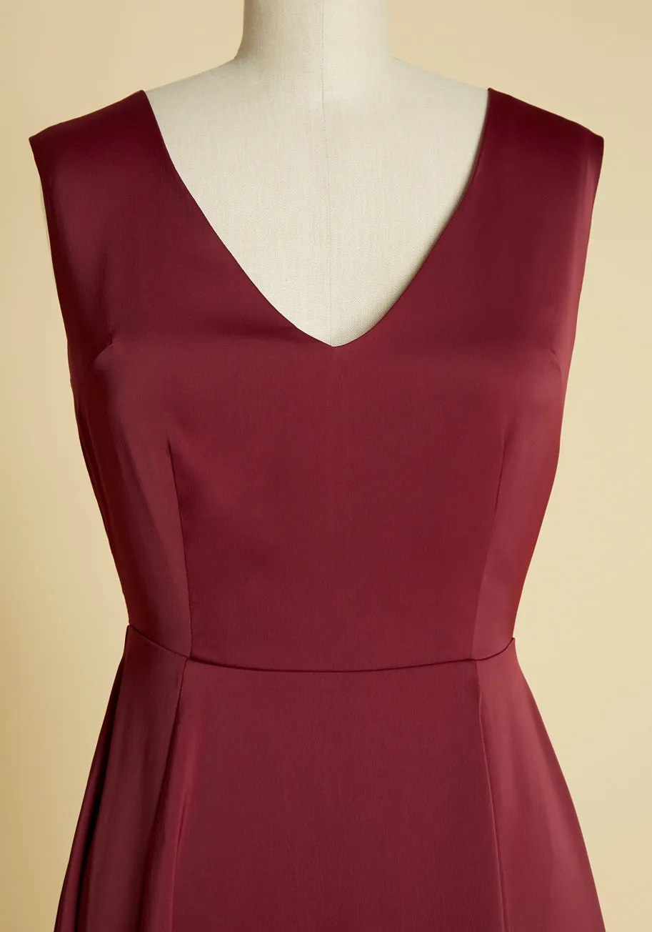 Your Luxe-y Day Satin Midi Dress sold by Modcloth product image thumbnail 3