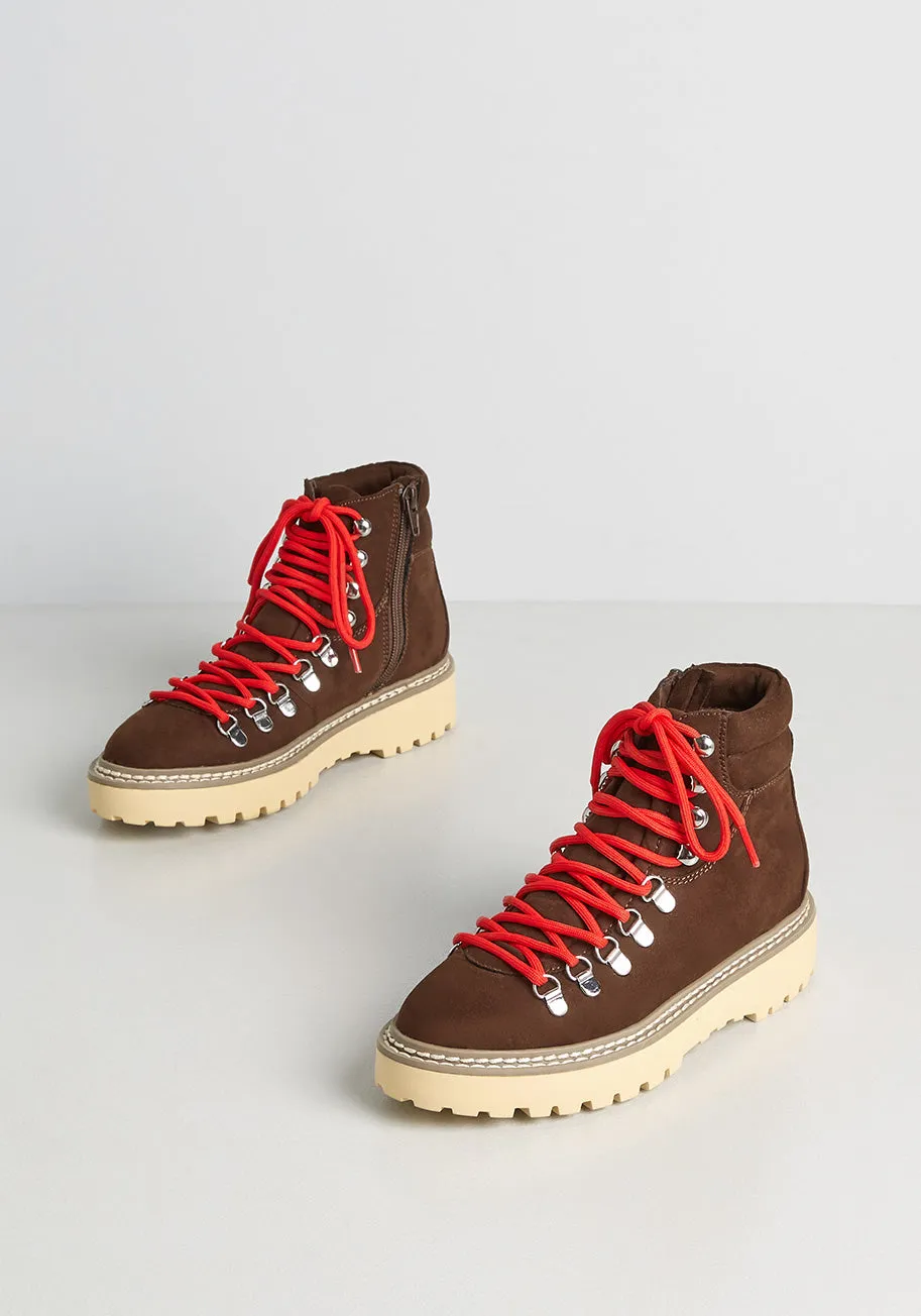 Trekking Forward Boot sold by Modcloth