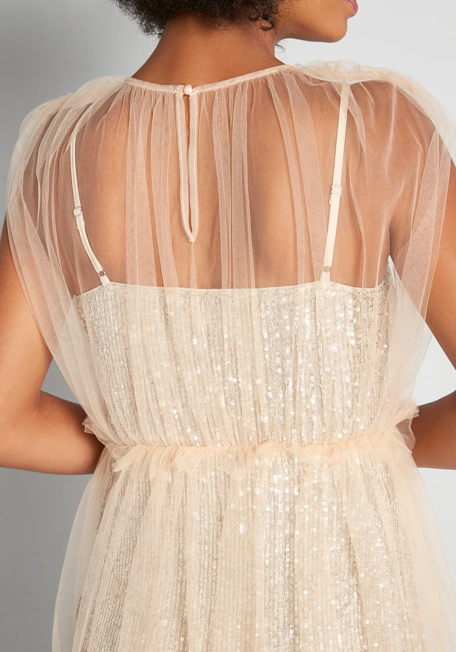 Sheer to Sparkle Mini Dress sold by Modcloth product image thumbnail 4